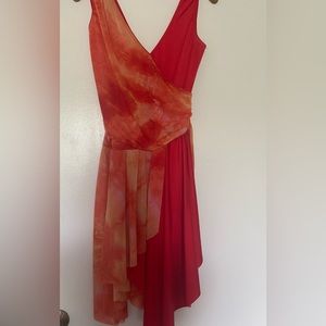 Orange glitter wrap from dance costume